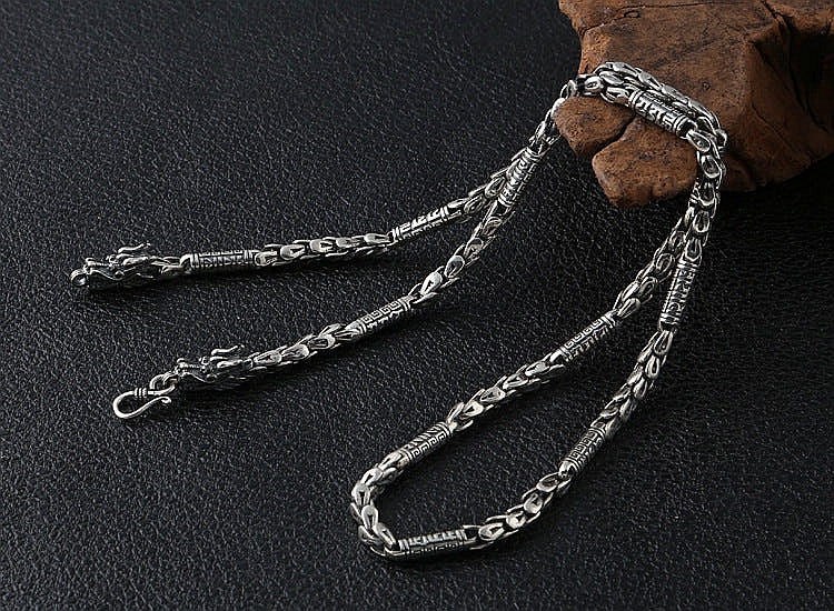 Dragon Pure Silver Necklace Chain (Item No. N0006) Tartaria Onlinestore