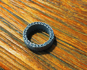 Deformable Braided Silver Ring (Item No. R0100) Tartaria Onlinestore
