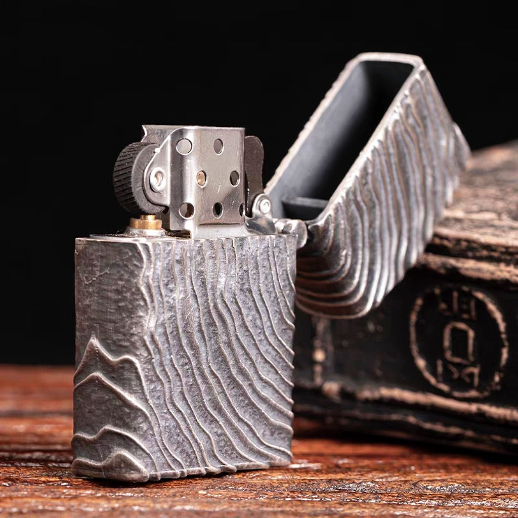 Vintage Silver Zippo Lighter Case Tartaria Onlinestore
