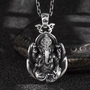 New Ganesh Silver Pendant (Item No. P0062) Tartaria Onlinestore