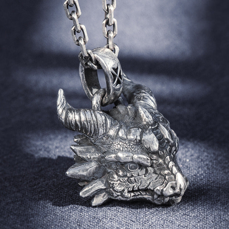 Dragon Silver Pendant (Item No. P0099) Tartaria Onlinestore