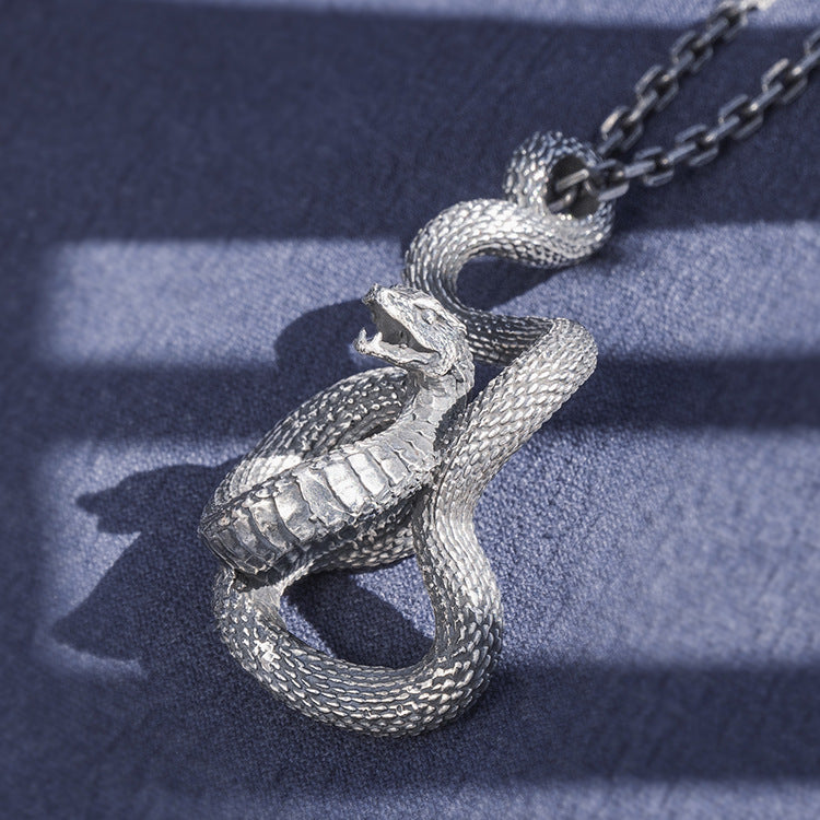 Snake Silver Pendant (Item No. P0023) Tartaria Onlinestore