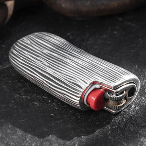 Vintage Pattern Silver Lighter Case (Item No. L0019)