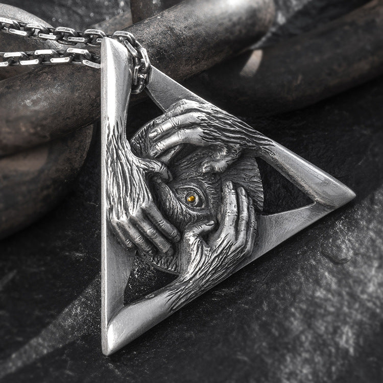 The Eye of Horus Silver Pendant (Item No. P0019)