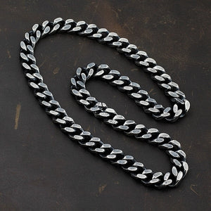 Heavy Metal Silver Necklace Chain (Item No. N0007) Tartaria Onlinestore