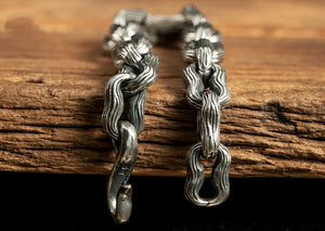 Heavy Metal Silver Bracelet Chain (Item No. B0143) Tartaria Onlinestore