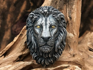 Lion Silver Pendant (Item No. P0122) Tartaria Onlinestore