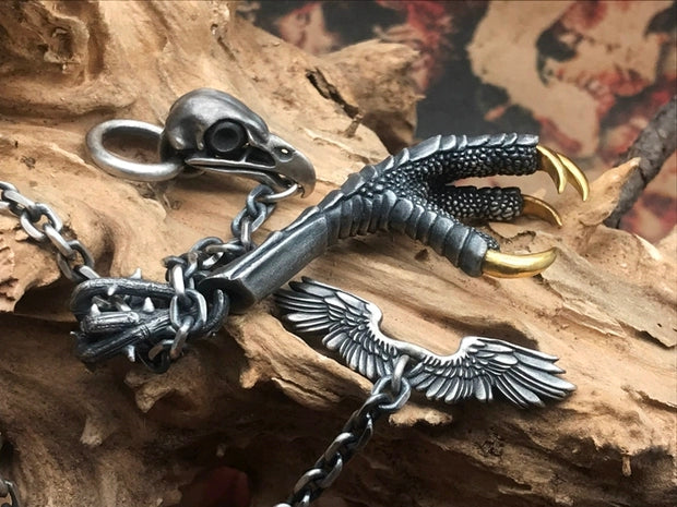 Eagle Claw Silver Pendant (Item No. P0129) Tartaria Onlinestore
