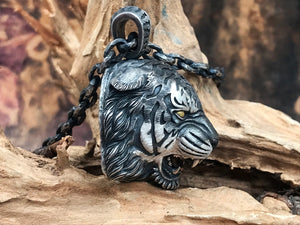 Tiger Silver Pendant (Item No. P0135) Tartaria Onlinestore