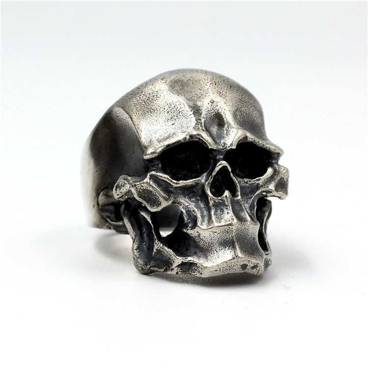 Punk Skull Silver Ring (Item No. R0022) Tartaria Onlinestore