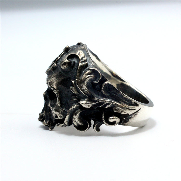 Free Masons Skull Silver Ring (Item No. R0023) Tartaria Onlinestore