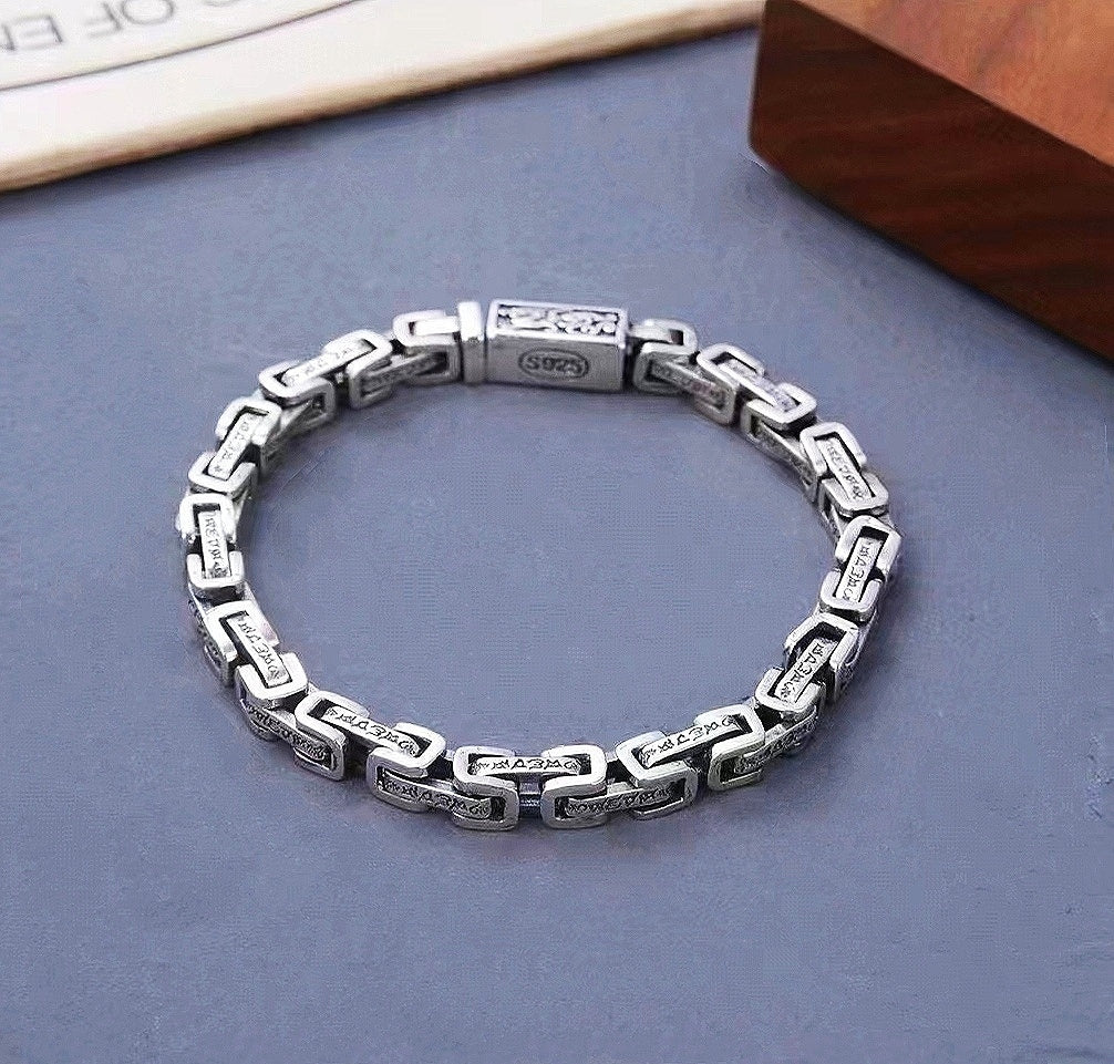 Buddha Silver Bracelet Chain (Item No. B0018) Tartaria Onlinestore
