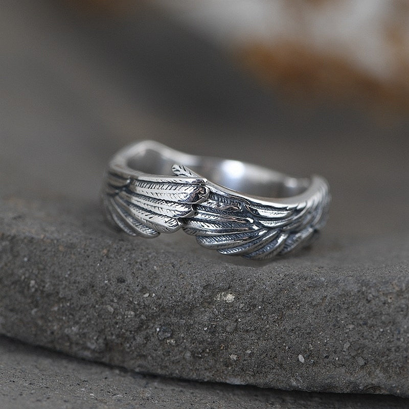 Feather Silver Ring (Item No. R0048) Tartaria Onlinestore