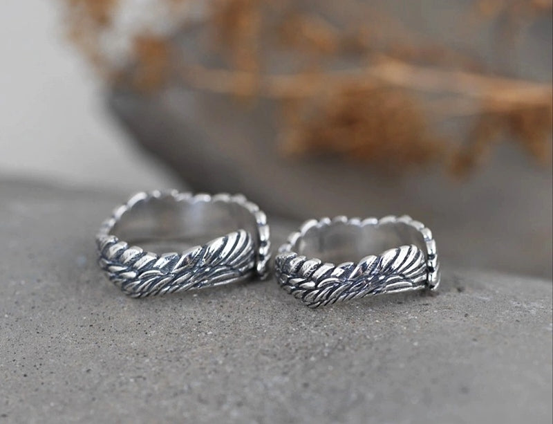 Feather Silver Ring (Item No. R0048) Tartaria Onlinestore