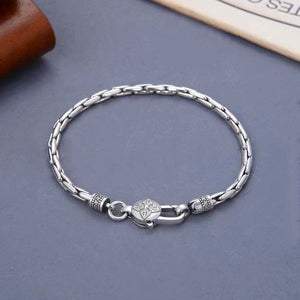 Vajra Pestle Silver Bracelet Chain (Item No. B0008) Tartaria Onlinestore