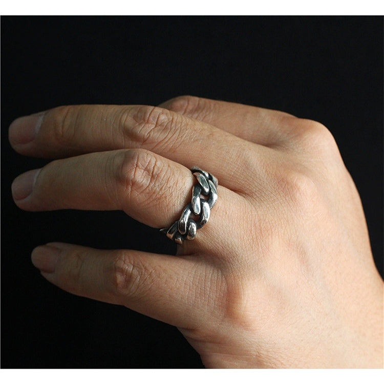 Oxidized Braided Silver Ring  (Item No. R0015) Tartaria Onlinestore