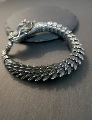 Dragon Silver Bracelet Chain (Item No. B0431) Tartaria Onlinestore