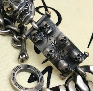 Hannya Silver Bracelet Chain  (Item No. B0446) Tartaria Onlinestore
