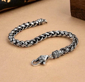 Braided Buddha Silver Bracelet (Item No. B0458) Tartaria Onlinestore