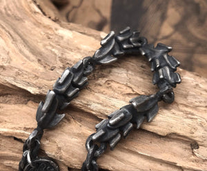 Tiger Skull Silver Bracelet Chain (Item No. B0520 ) Tartaria Onlinestore