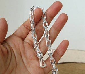 Polished Silver Bracelet Chain (Item No. B0416) Tartaria Onlinestore