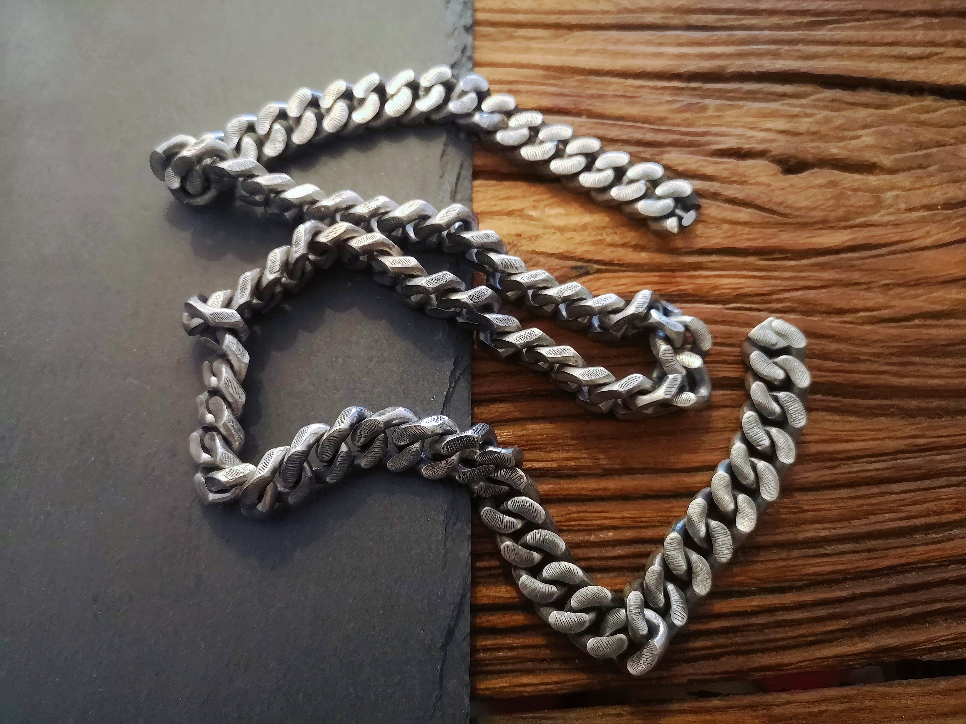 Heavy Metal Silver Necklace Chain (Item No. N0112) Tartaria Onlinestore