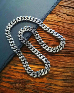 Heavy Metal Silver Necklace Chain (Item No. N0112) Tartaria Onlinestore