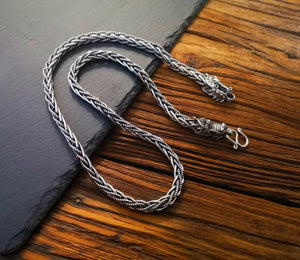 Dragon Handmade Silver Necklace Chain (Item No. N0013) Tartaria Onlinestore