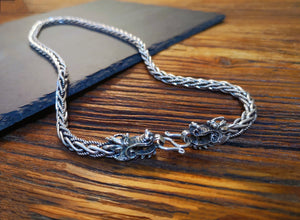 Dragon Handmade Silver Necklace Chain (Item No. N0013) Tartaria Onlinestore