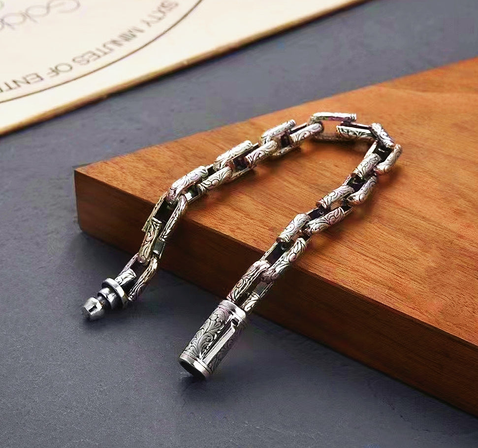 Classic Silver Bracelet Chain (Item No. B0568) Tartaria Onlinestore