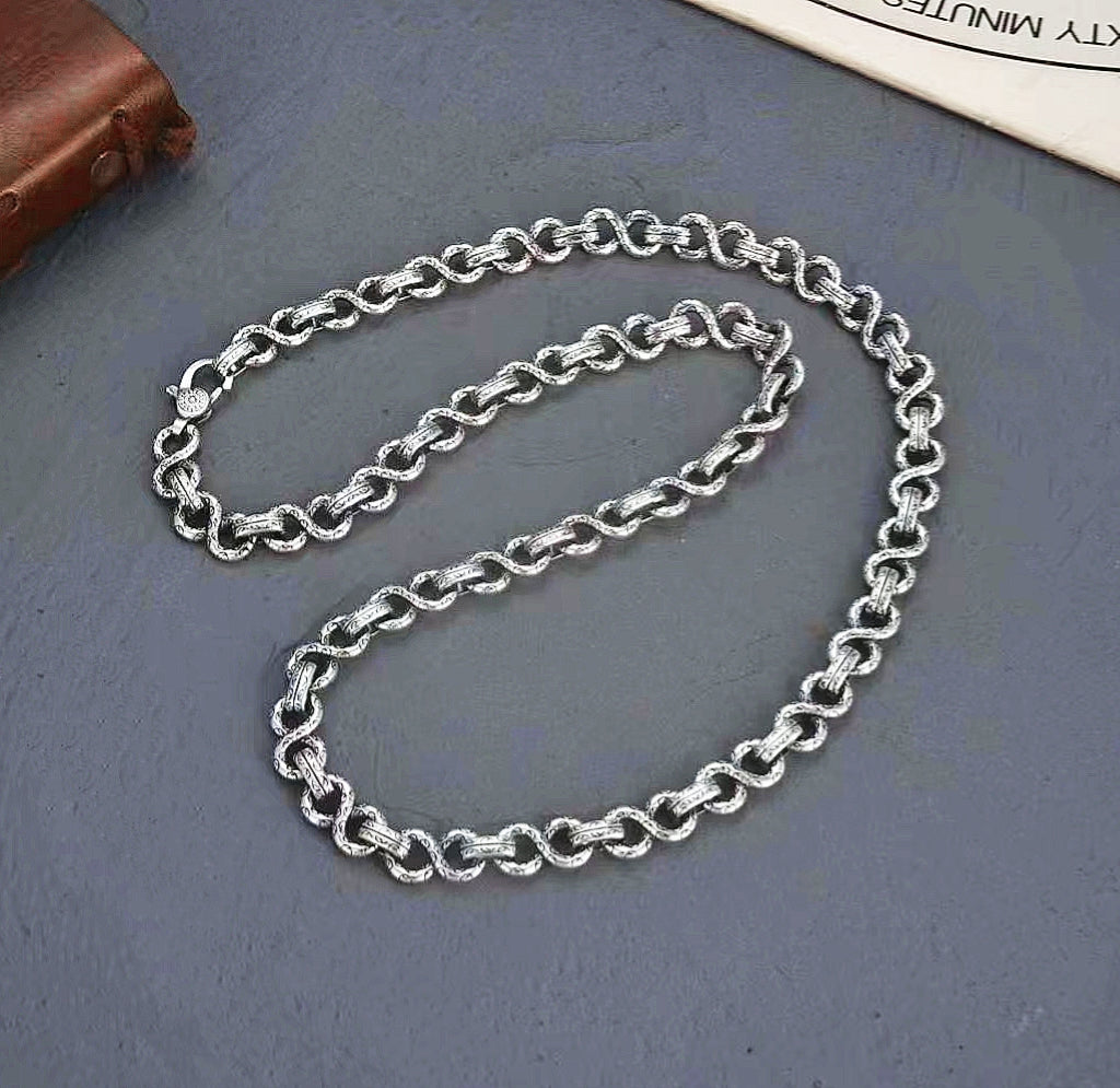Classy Silver Necklace Chain (Item No. N0115) Tartaria Onlinestore