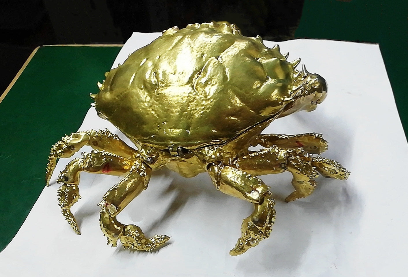 Crab Pure Brass Statue Tartaria Onlinestore