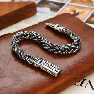 Braided Silver Bracelet Chain (Item No. B0536) Tartaria Onlinestore