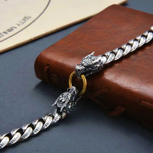 Dragon Silver Bracelet Chain (Item No. B0535) Tartaria Onlinestore