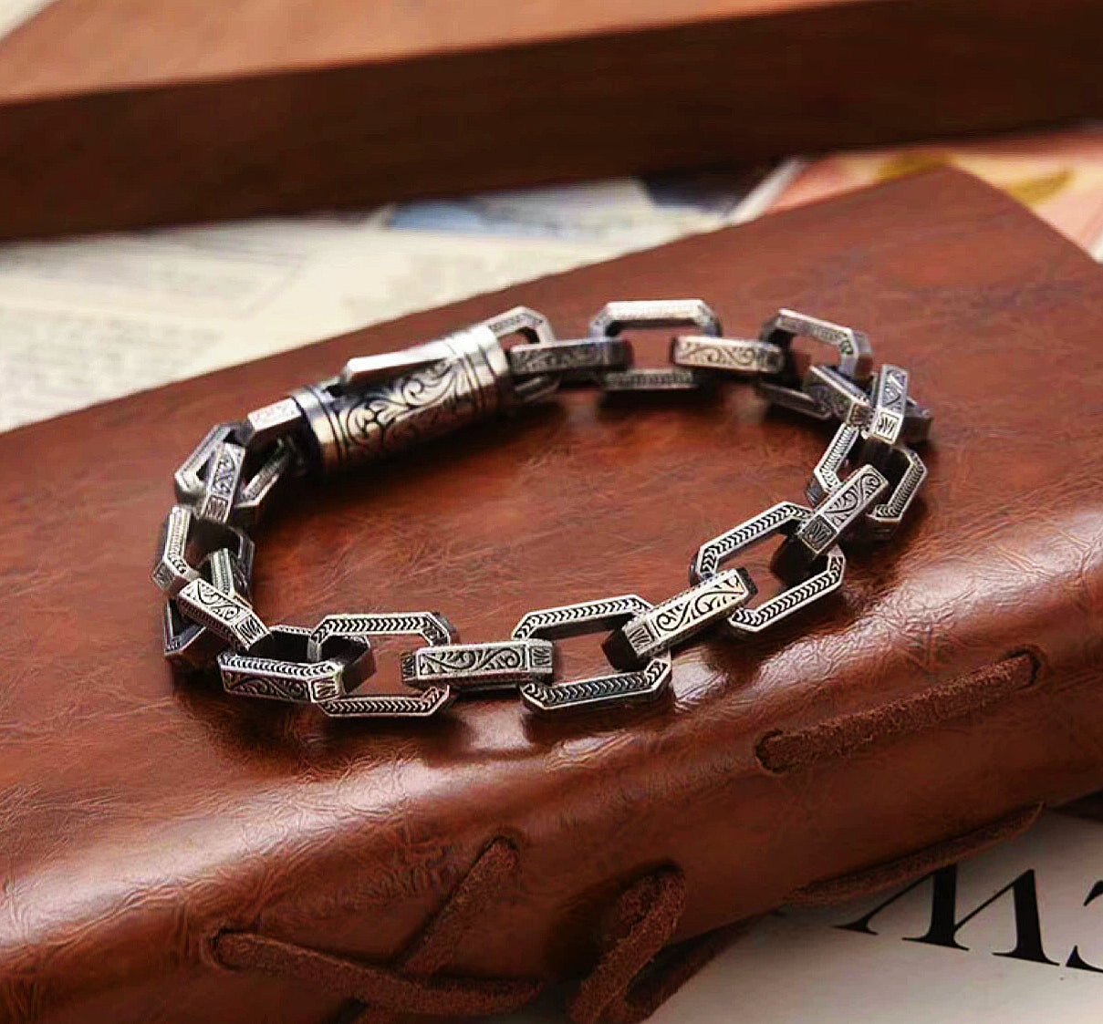 Classic Silver Bracelet Chain (Item No. B0538) Tartaria Onlinestore