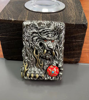 Copper Tiger Zippo Lighter Case (Item No. L0015)