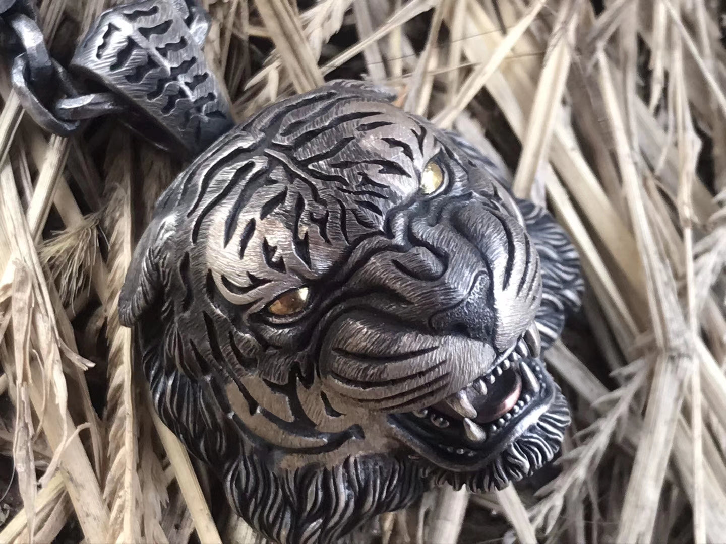 Tiger Silver Pendant (Item No. P0135) Tartaria Onlinestore