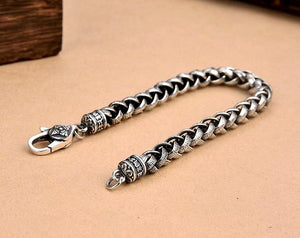 Braided Buddha Silver Bracelet (Item No. B0457) Tartaria Onlinestore