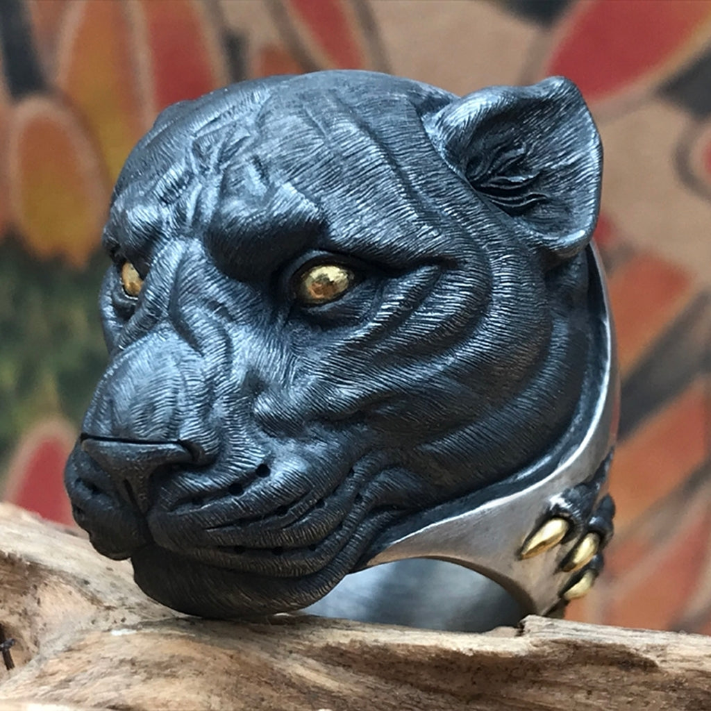 Panther Silver Ring (Item No. R0101) Tartaria Onlinestore