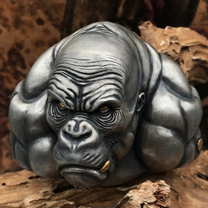 Gorilla Silver Belt Buckle (Item No. A0001) Tartaria Onlinestore