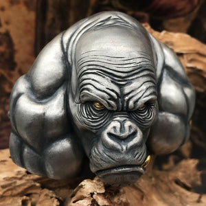 Gorilla Silver Belt Buckle (Item No. A0001) Tartaria Onlinestore